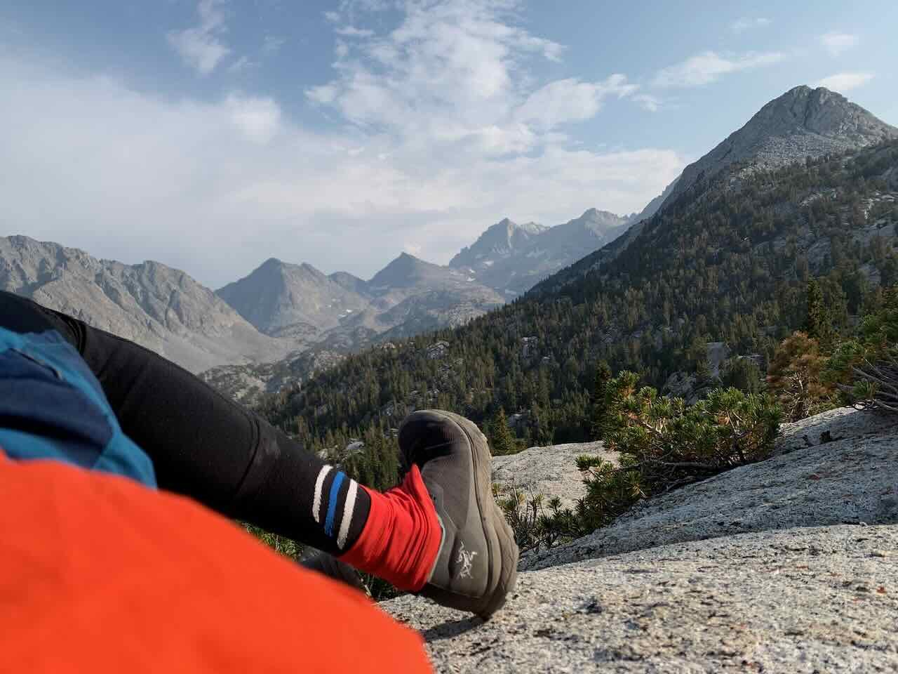 View from Mosquito Pass in the Sierra Nevada